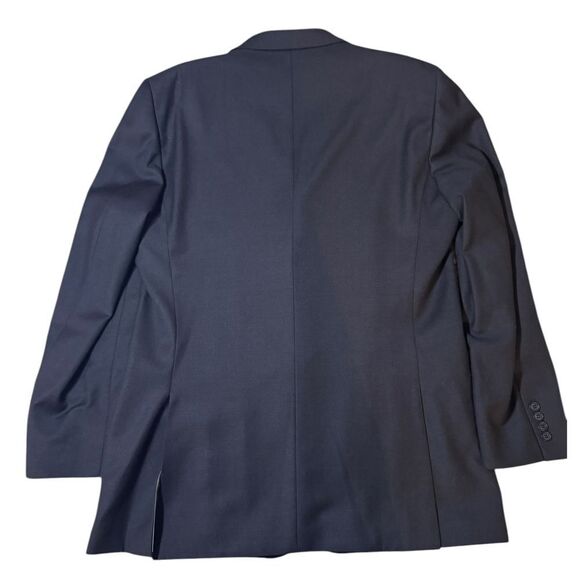 J. Ferrar Blazer Suit Jacket Gray/Black 42 Long 3 Button Double Vent Career - Picture 8 of 8